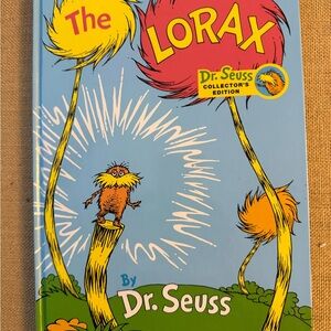 Dr. Seuss The Lorax Book - Blue, Yellow, Red